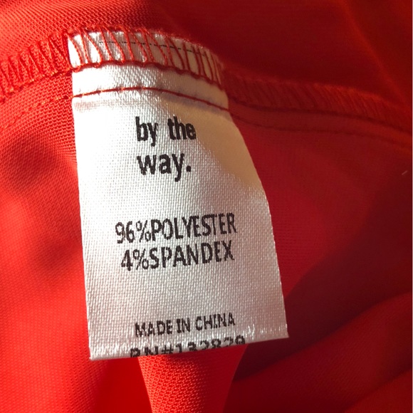 NWT By the way. Ruffle Peyton Cami Mini Dress in Poppy - Size S - Picture 4 of 4